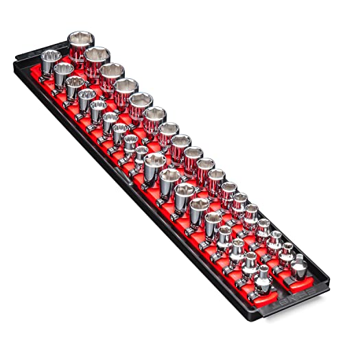 Ernst 8453 labeled sockets with ID stickers showing quick size identification