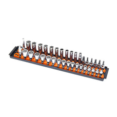 Ernst Manufacturing Socket Boss front view showing organized sockets and secure transport benefit