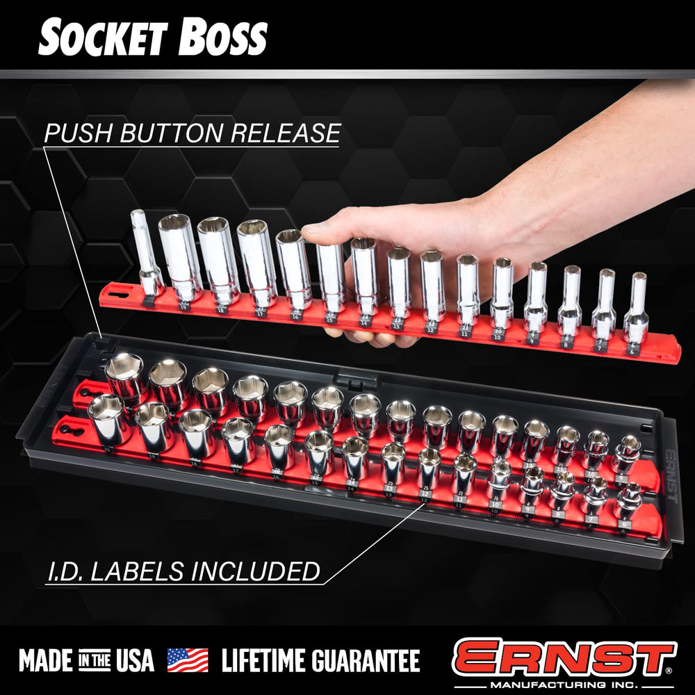 Ernst Manufacturing tray handles being lifted for easy transport benefit
