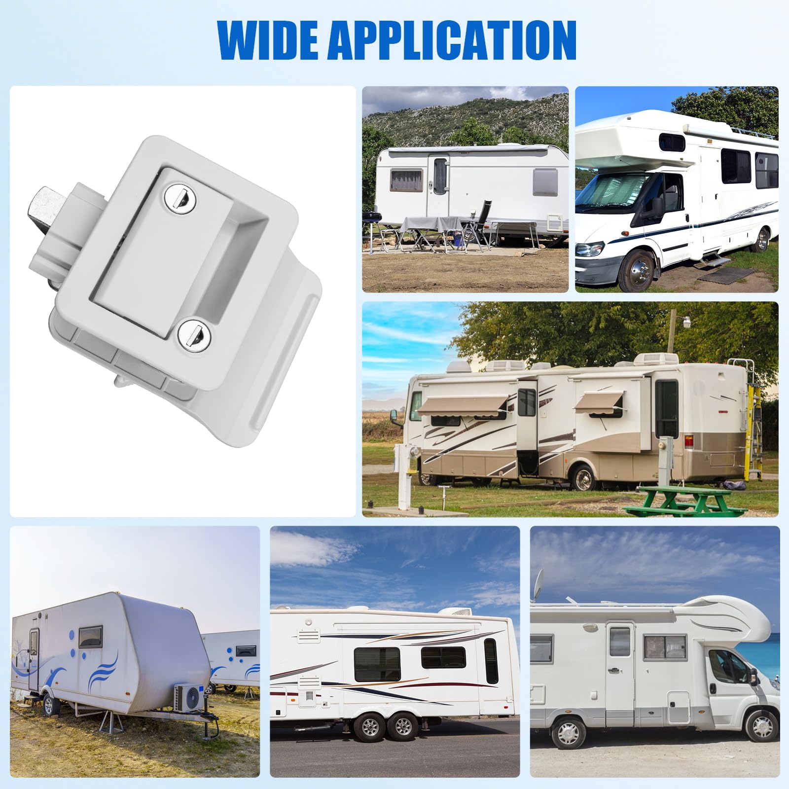Esakoya lifestyle camper door in use showing convenient paddle access