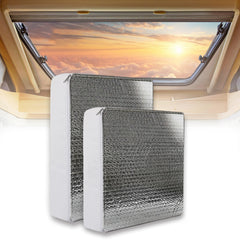 ESMING front packaged vent cover showing label and reflective shell for heat reduction