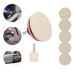 Close-up of Espusta polishing pad texture for smooth glass polishing and scratch reduction