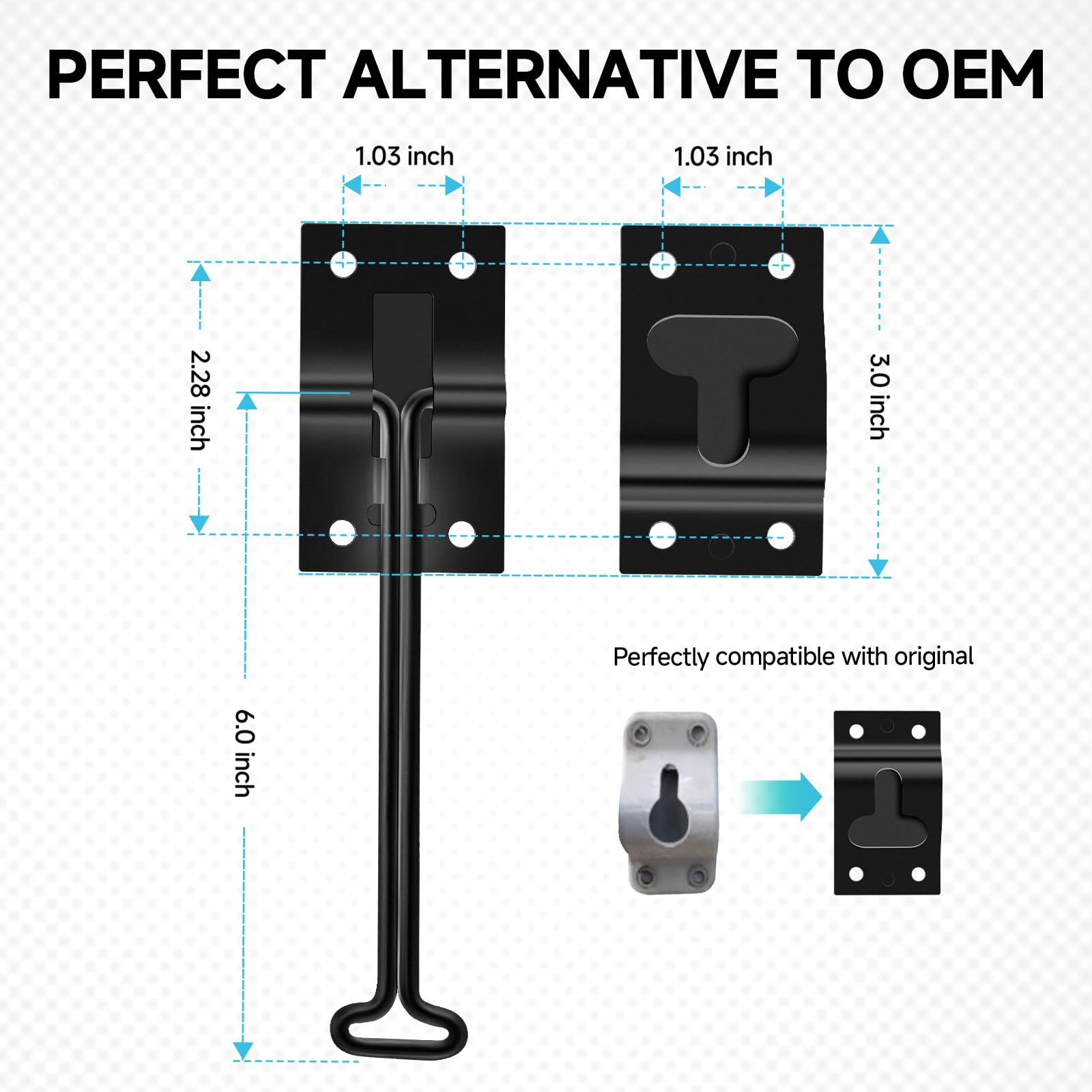 ESUDNT included screws and parts for straightforward fast, secure install