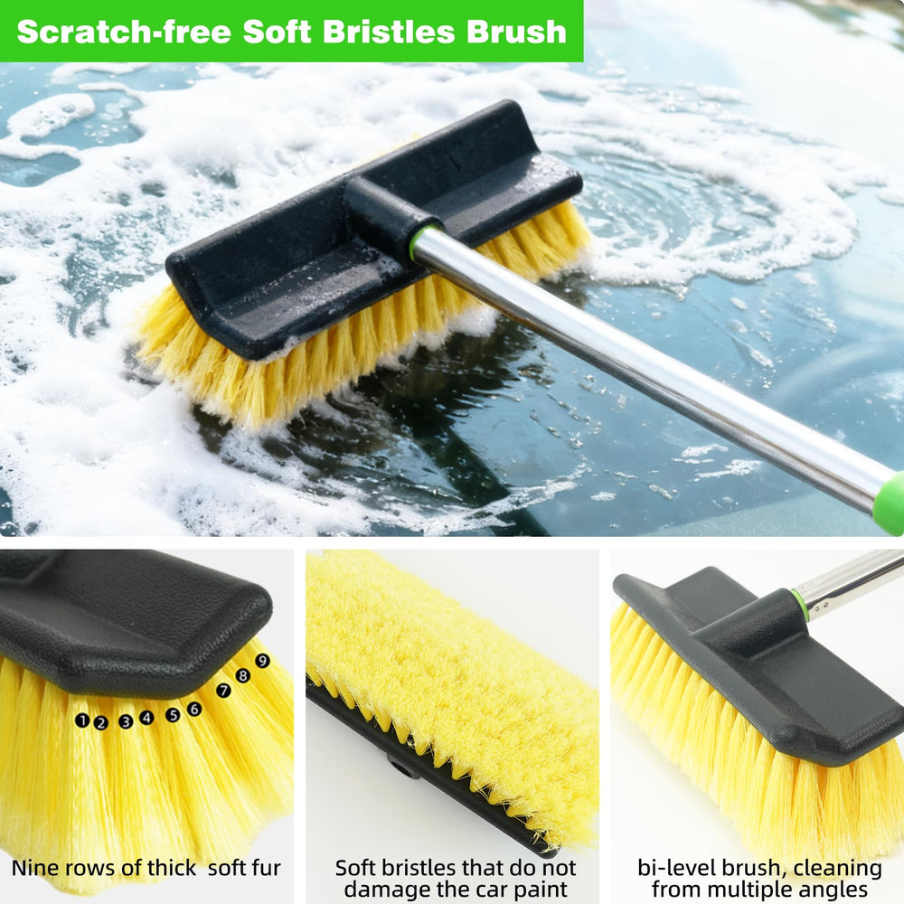 ETOUPA chenille microfiber mitt close-up for scratch-free cleaning
