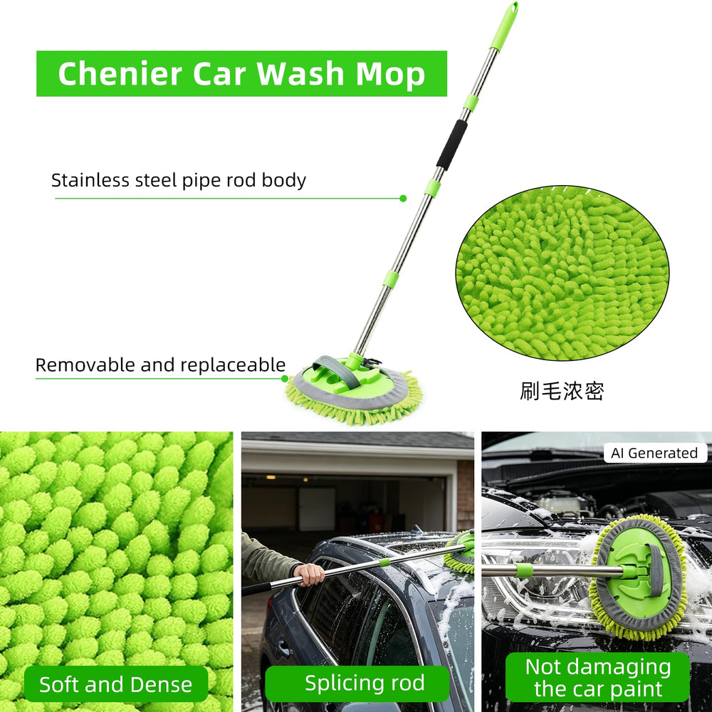 ETOUPA soft bi-level wash brush cleaning paint safely