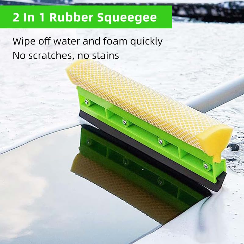 ETOUPA windshield squeegee clearing water for streak-free glass and improved visibility