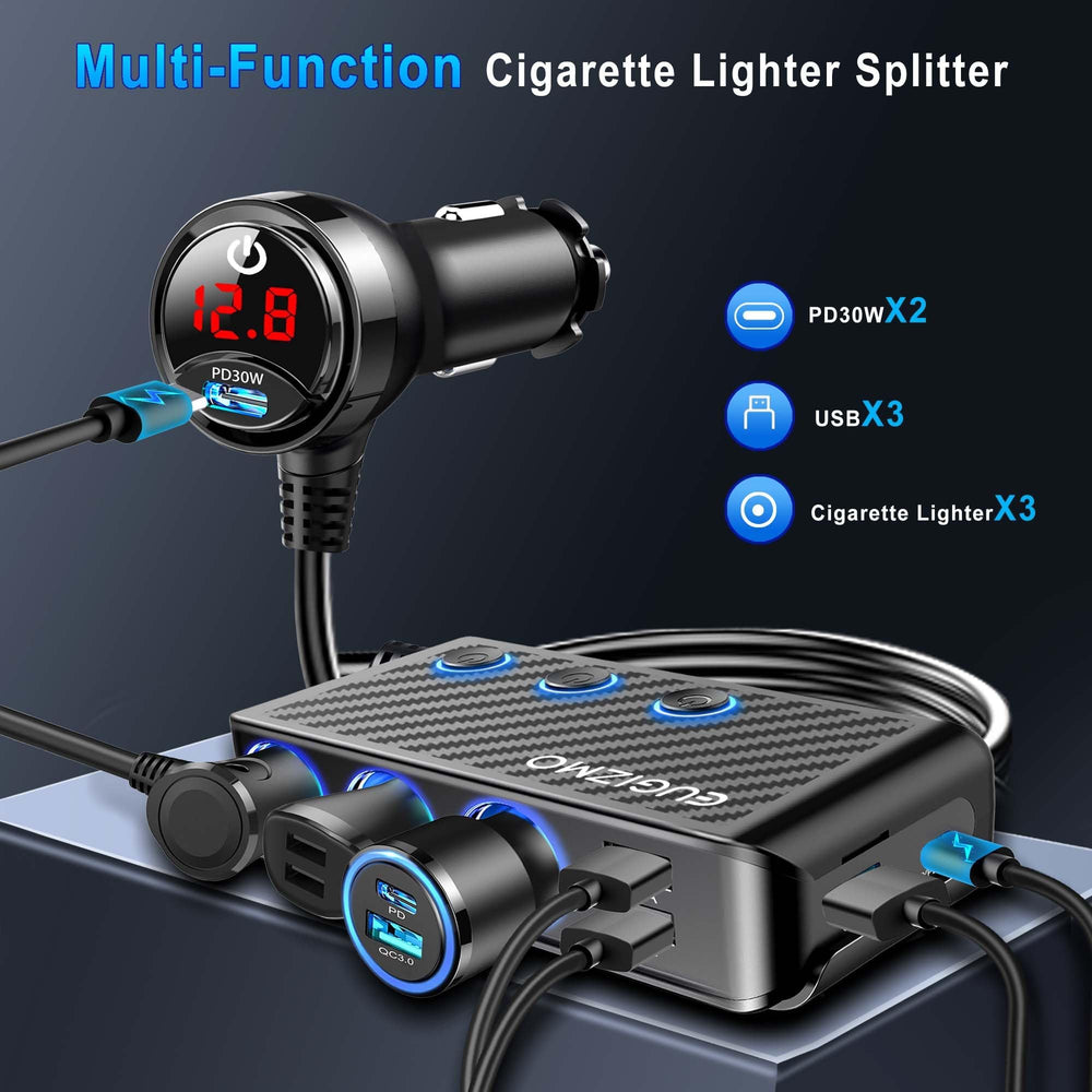 EUGIZMO closeup switches and sockets enabling individual control