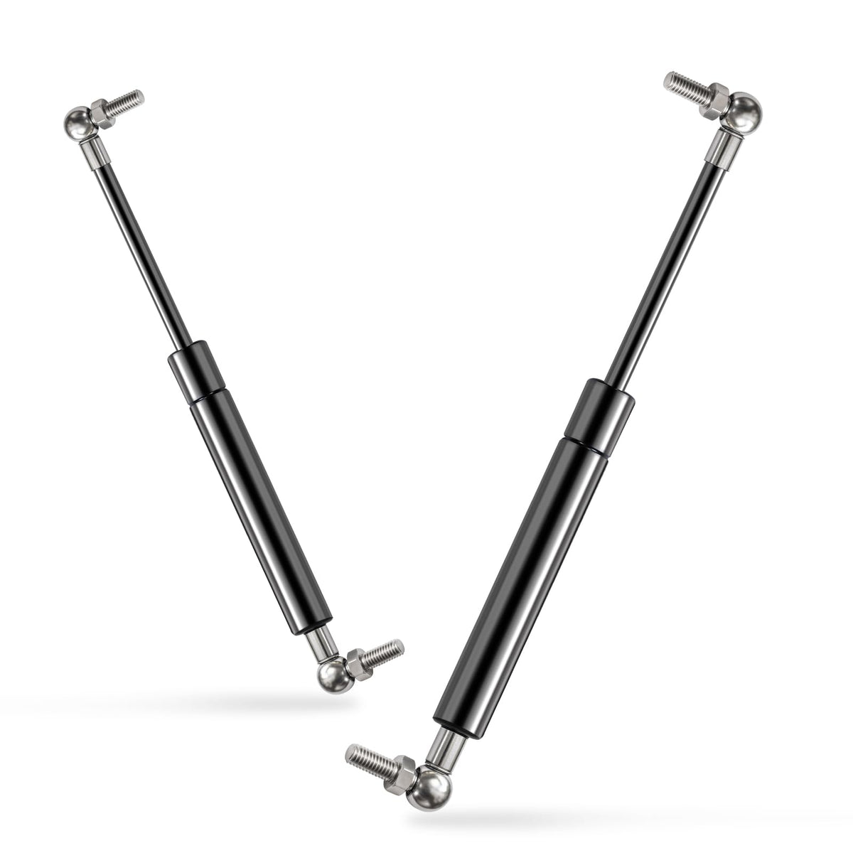 Euplokeer front windshield strut front view showing fit and finish for easy replacement