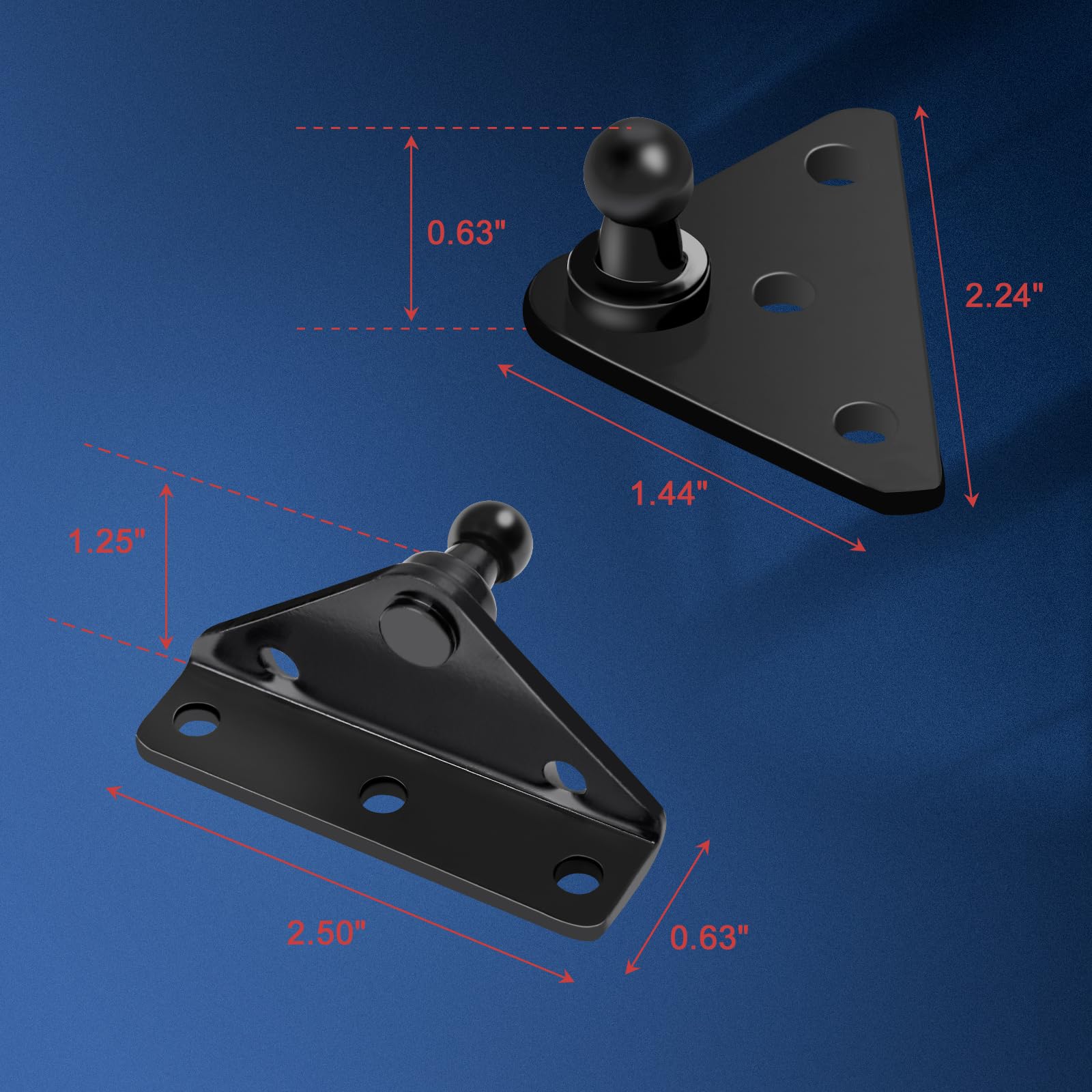Euplokeer strut extended against a ruler confirming 20-inch length