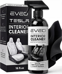 EVEO front label 16oz bottle showing product identity and safe cleaning