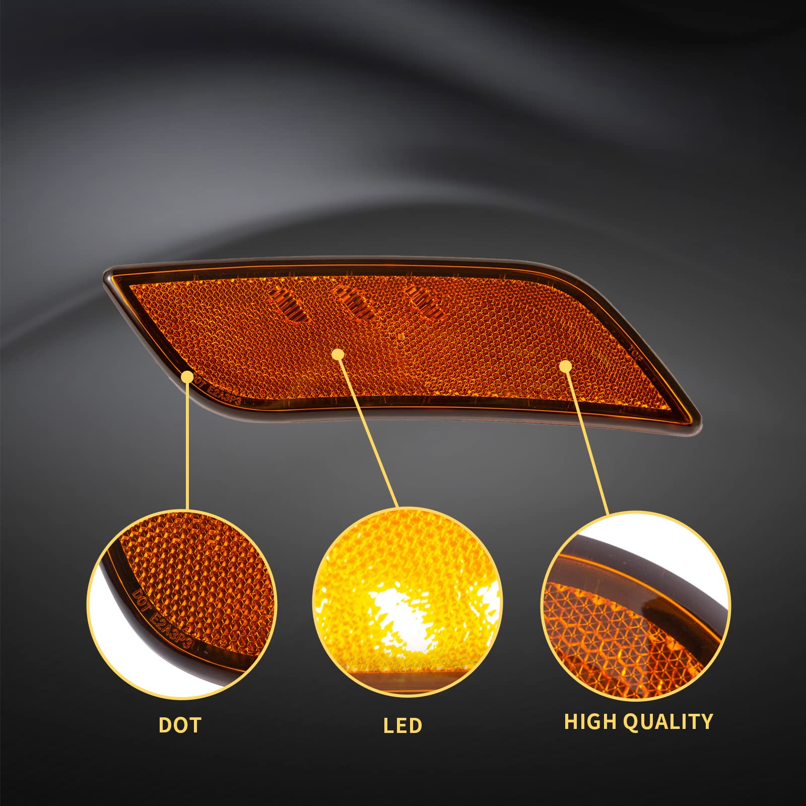 EVERESTHD close up of LED lens and sealant detail demonstrating durable weatherproof construction