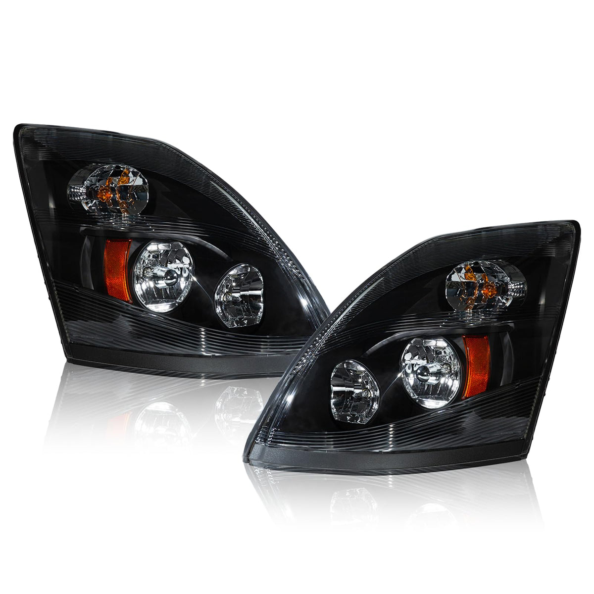 EVERESTHD front assembly showing headlight face and chrome reflector for improved road visibility