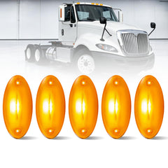 EVERESTHD front view of five LED cab lights showing complete kit benefits