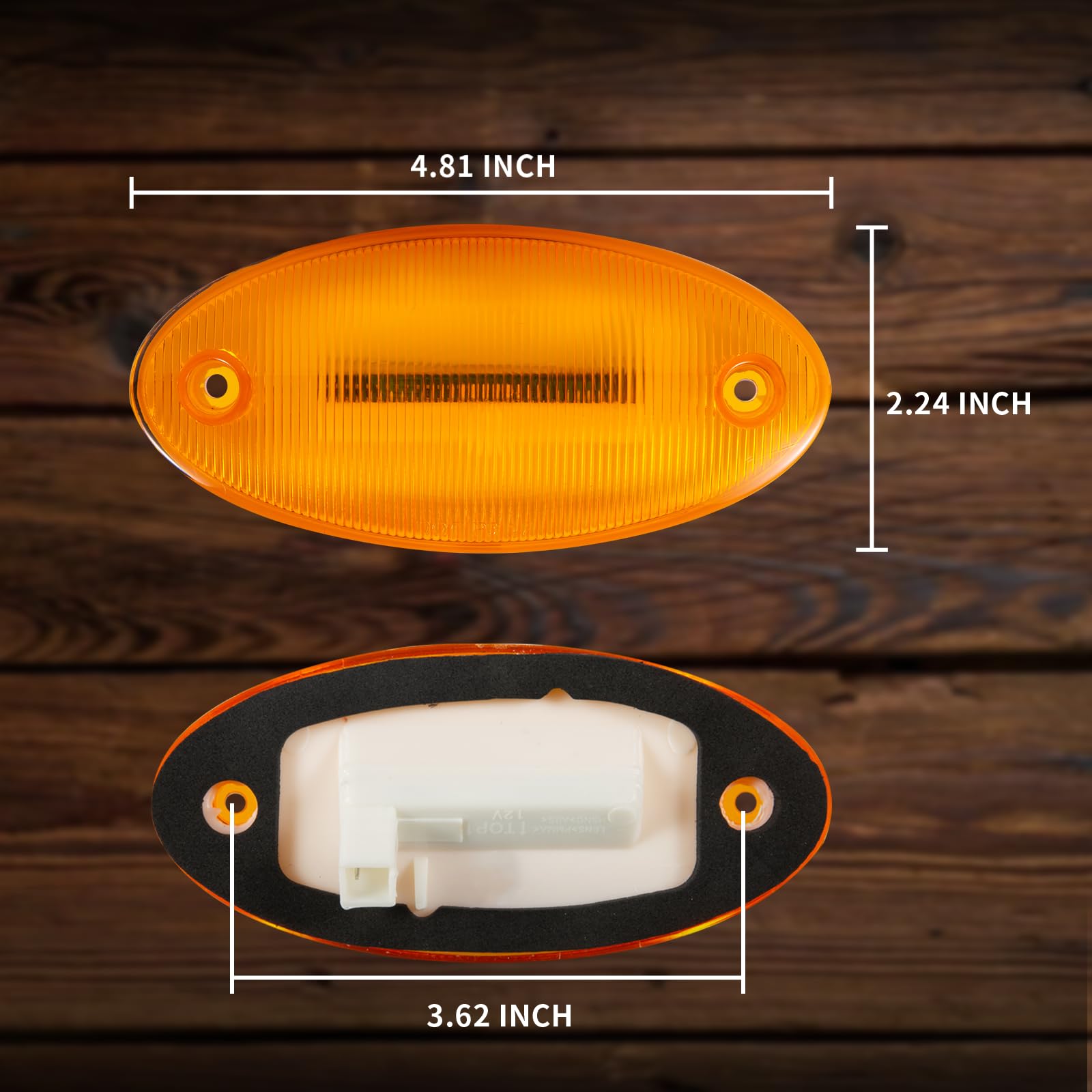 EVERESTHD lights next to ruler showing compact accurate sizing