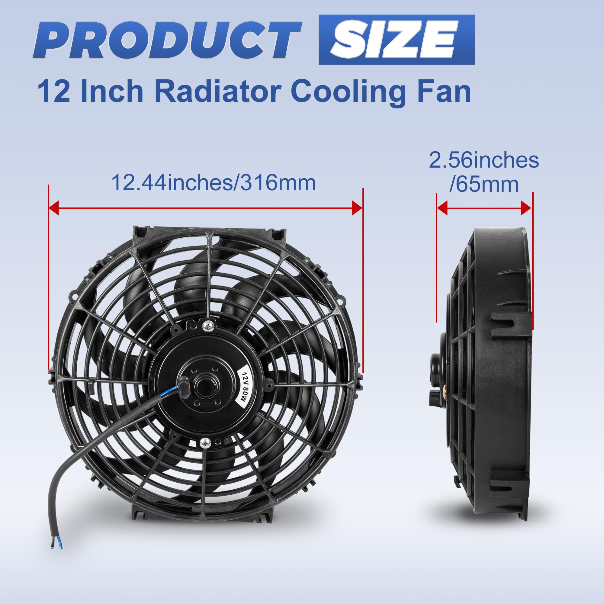 EVERESTWAY closeup of curved blades and hub for efficient cooling