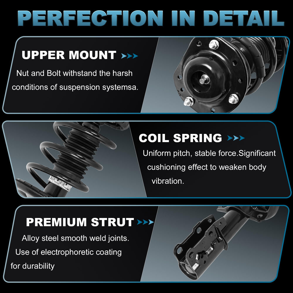 EVERESTWAY heavy-duty coil spring detail highlighting balanced shock absorption benefit