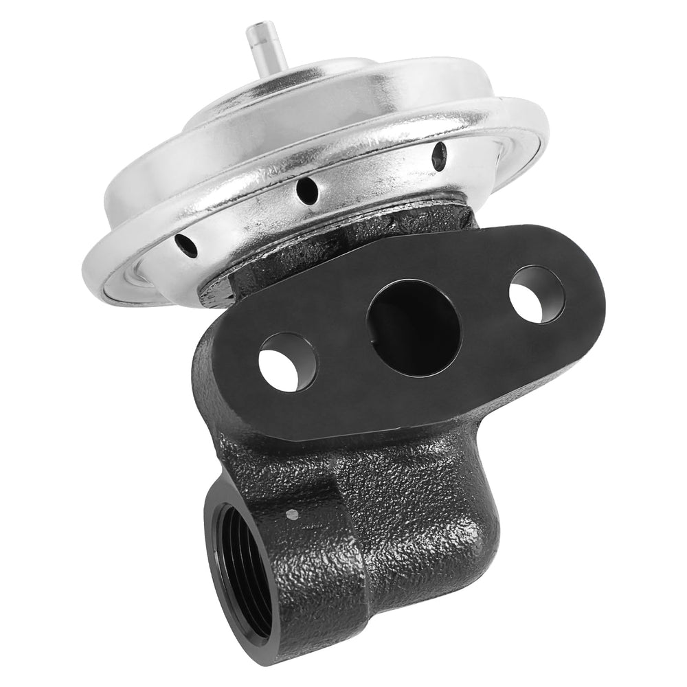 EVERESTWAY EGR valve next to ruler showing scale for accurate size verification