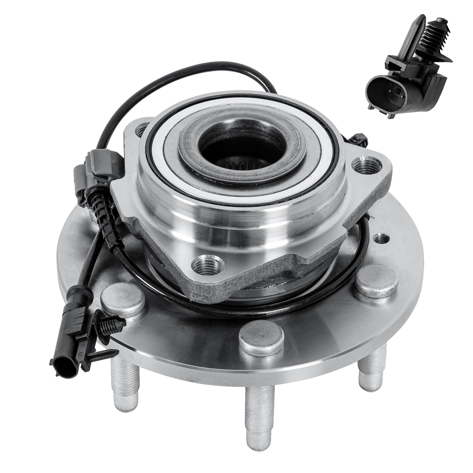 EVERESTWAY front hub assembly front view showing mounting flange and studs for easy fit