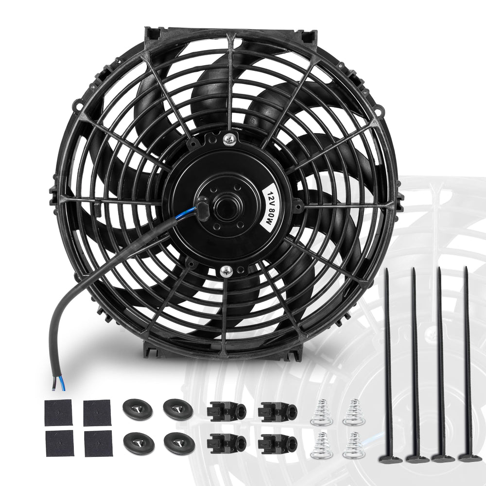 EVERESTWAY front view of 12 inch fan showing airflow benefit