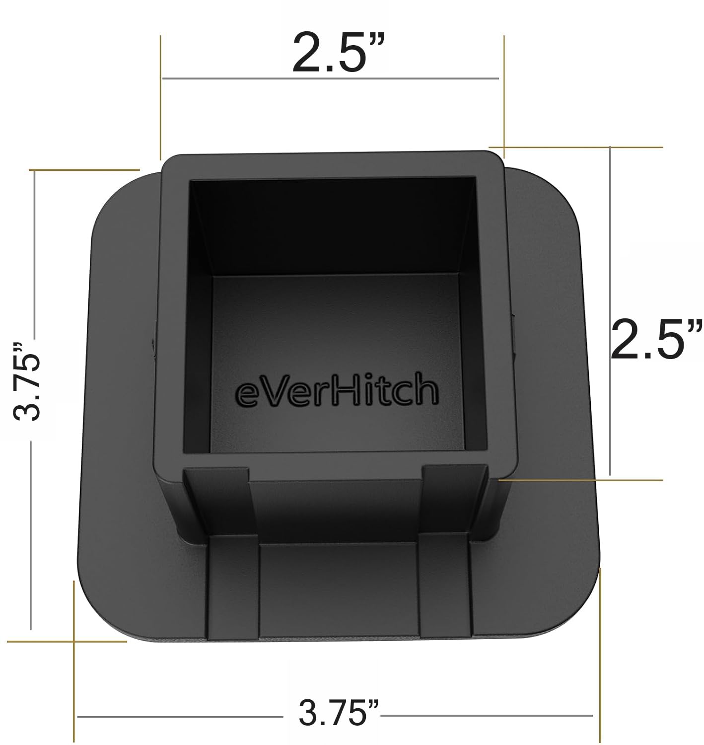 eVerHitch retail packaging and label showing brand and easy push-in design