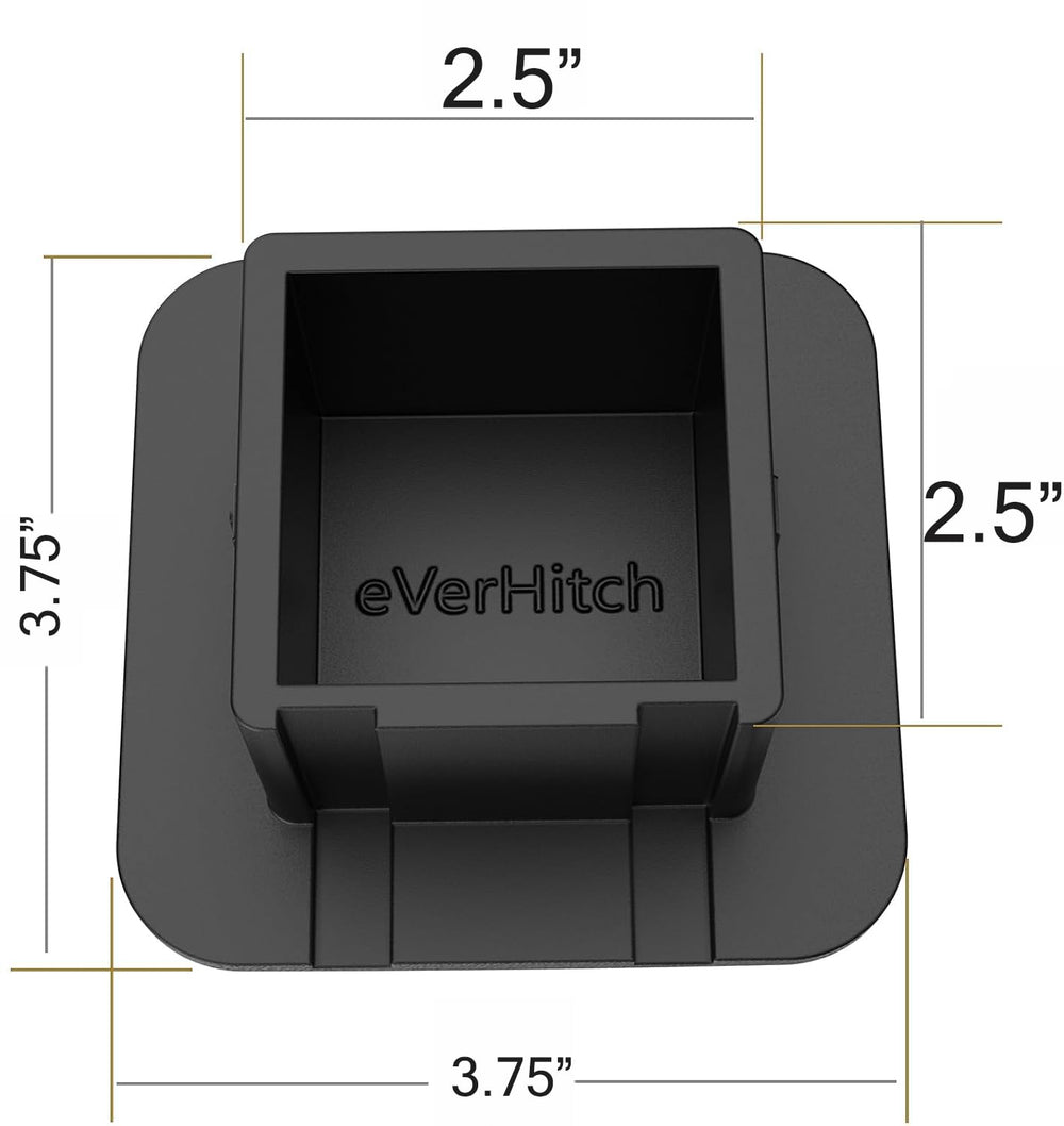 eVerHitch retail packaging and label showing brand and easy push-in design
