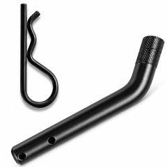 eVerHITCH assembled pin and clip close-up showing quick secure installation benefit