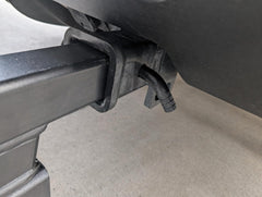 eVerHITCH pin installed in receiver illustrating reliable towing accessory security benefit