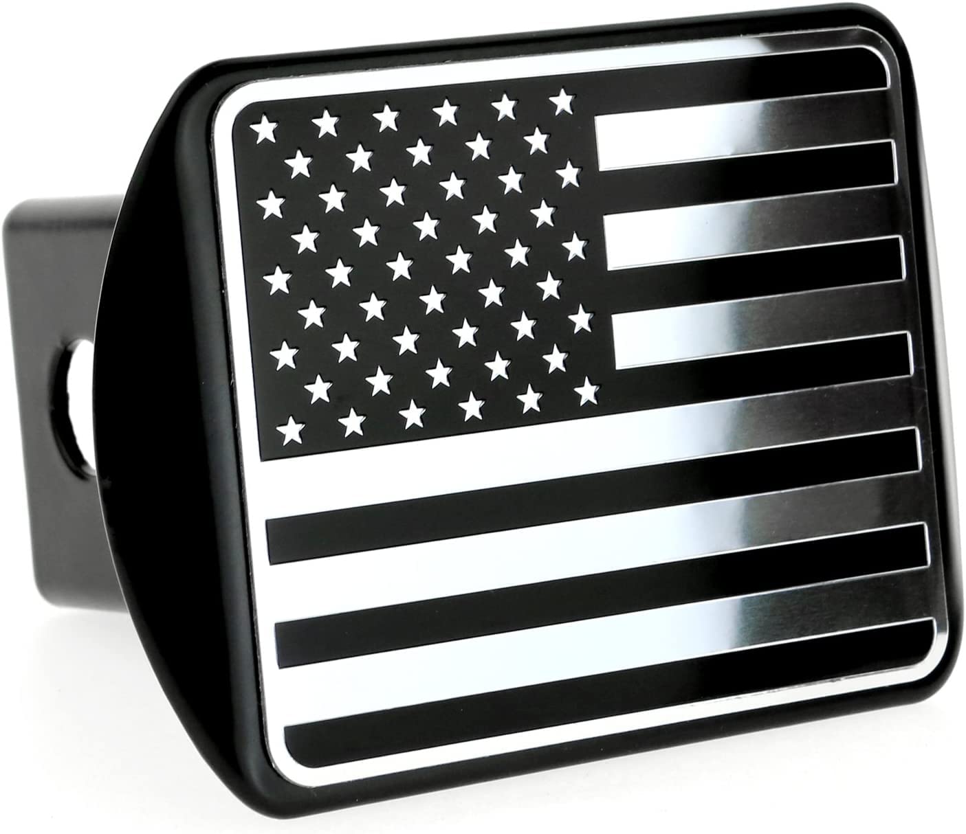 eVerHITCH side profile showing slim 4.5 by 3 inch faceplate for clean look