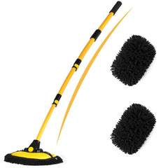 EVERRUSH front view with extended handle showing full reach and effortless cleaning