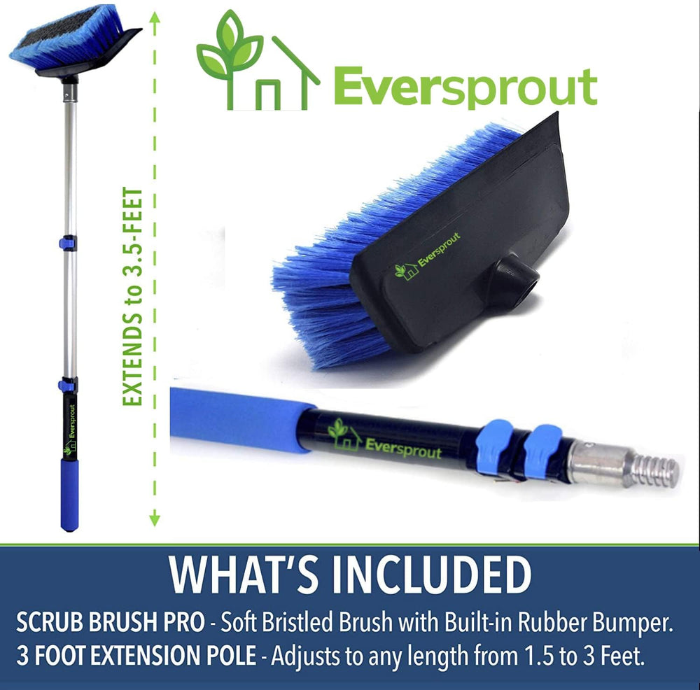 EVERSPROUT close-up of soft bristles highlighting gentle cleaning action