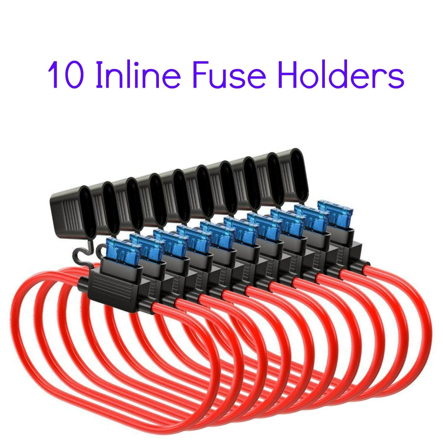 Everything Automobiles inline fuse holder detail with water-resistant cap ensuring protection