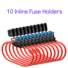 Everything Automobiles inline fuse holder detail with water-resistant cap ensuring protection