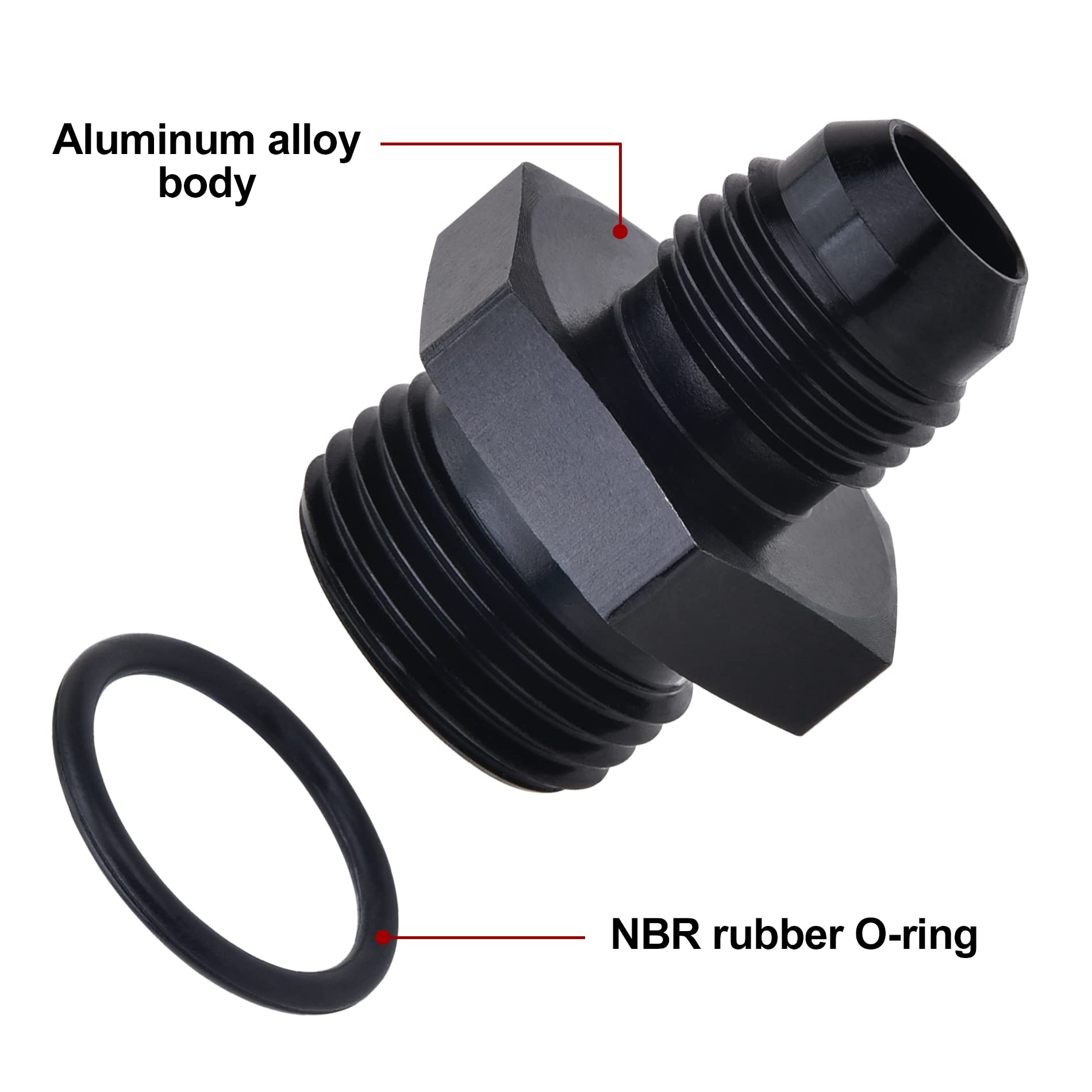 EVIL ENERGY close detail of O-ring groove and seal for reliable leak prevention