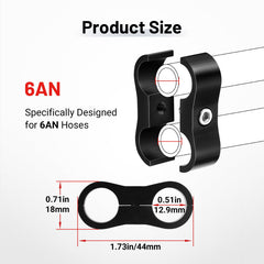 EVIL ENERGY side profile of aluminum clamp demonstrating slim design and vibration resistance