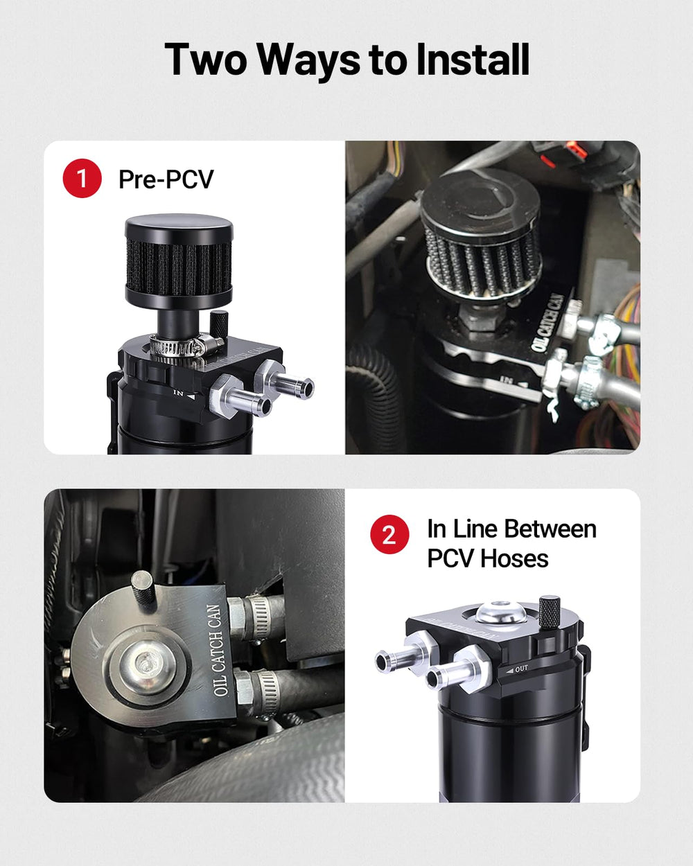 EVIL ENERGY drain plug and M16x1.5 thread detail for straightforward serviceability