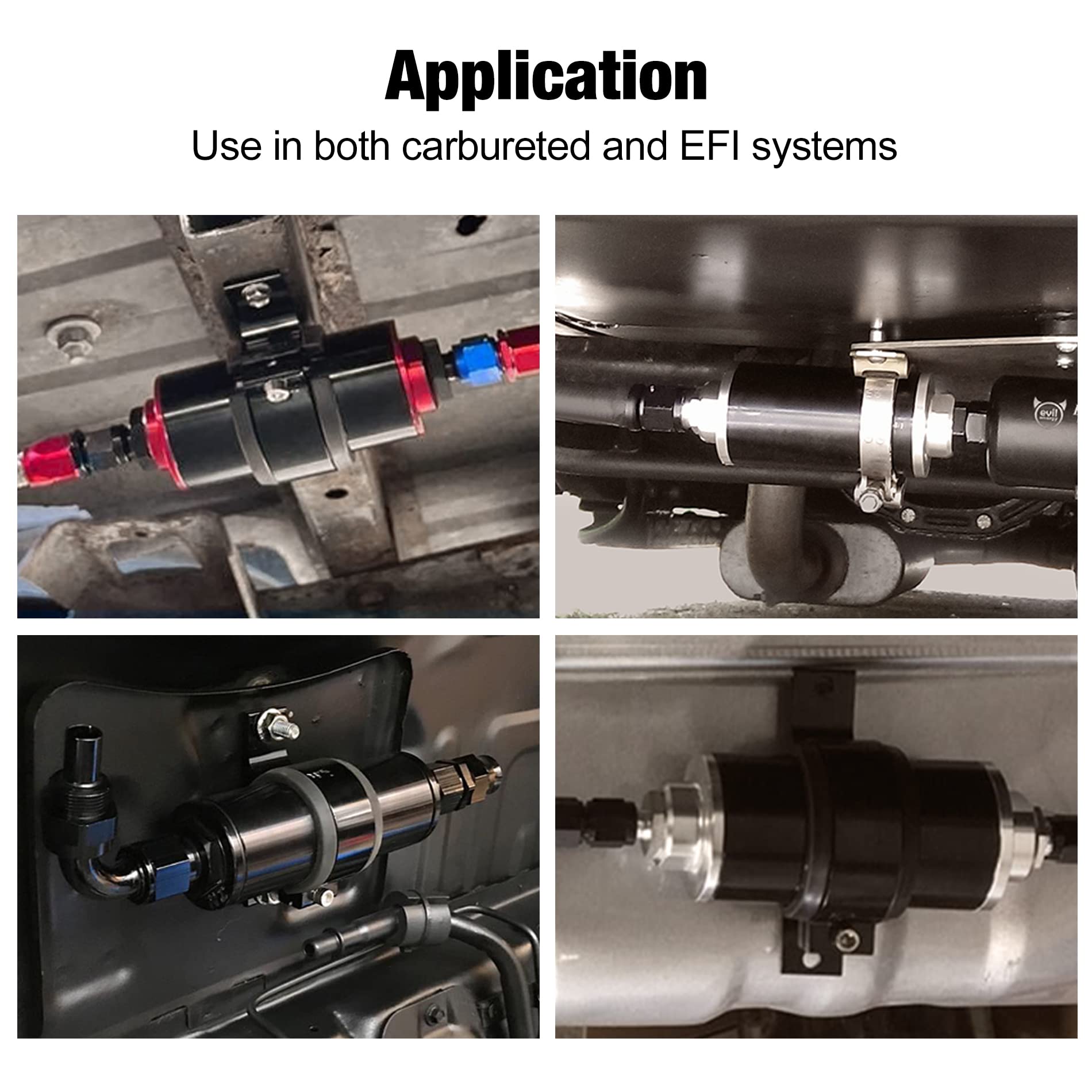 EVIL ENERGY filter on garage workbench with tools, highlights user-friendly maintenance and serviceability benefit