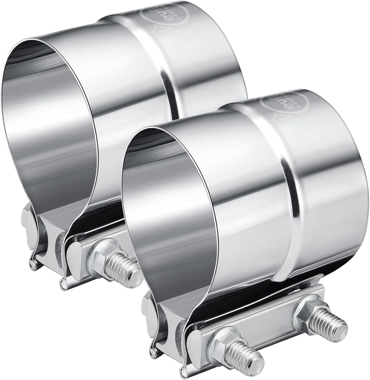 EVIL ENERGY clamp front packaging showing two 3.0" clamps and labels, easy selection benefit