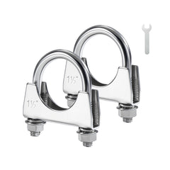 EVIL ENERGY front view of two clamps showing compact ready-to-install kit benefit
