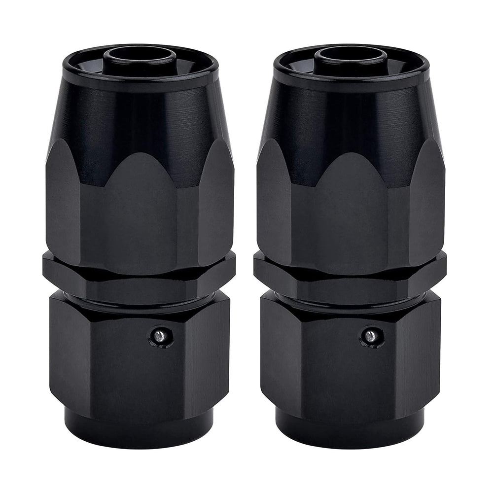 EVIL ENERGY front view 4AN straight fitting showing compact, lightweight design and durability