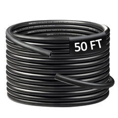 EVIL ENERGY front view of the 5/8" heater hose showing labeling and build benefit