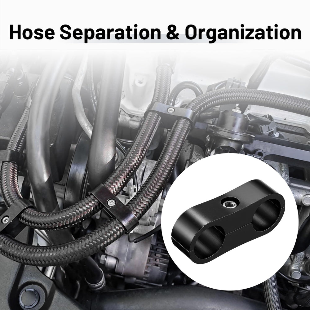 EVIL ENERGY installed in engine bay for organized hose routing