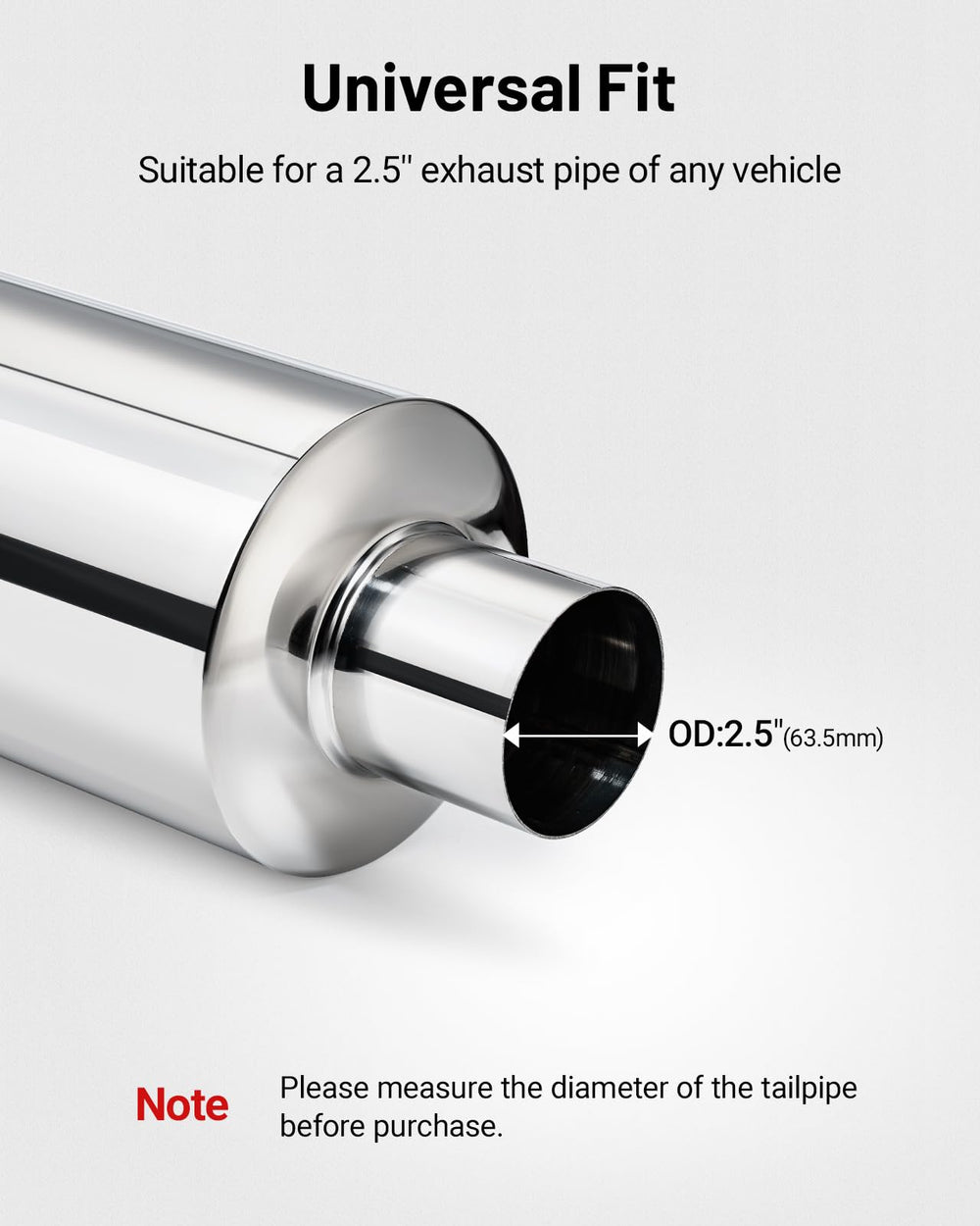EVIL ENERGY inlet and 4-inch outlet view showing fitment and flow benefit