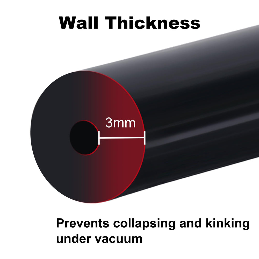 EVIL ENERGY closeup of 10mm inner bore showing smooth interior for steady airflow benefit