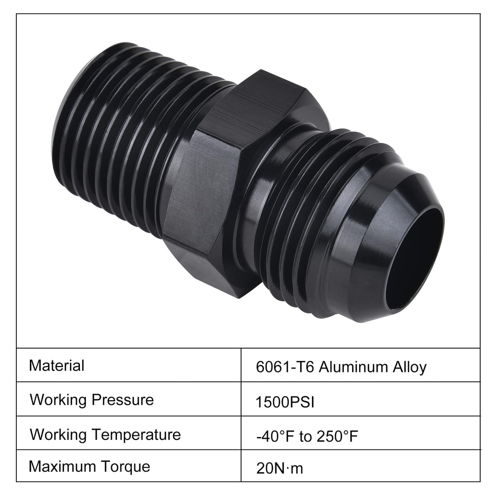 EVIL ENERGY adapter installed on a fuel hose demonstrating application and leak prevention
