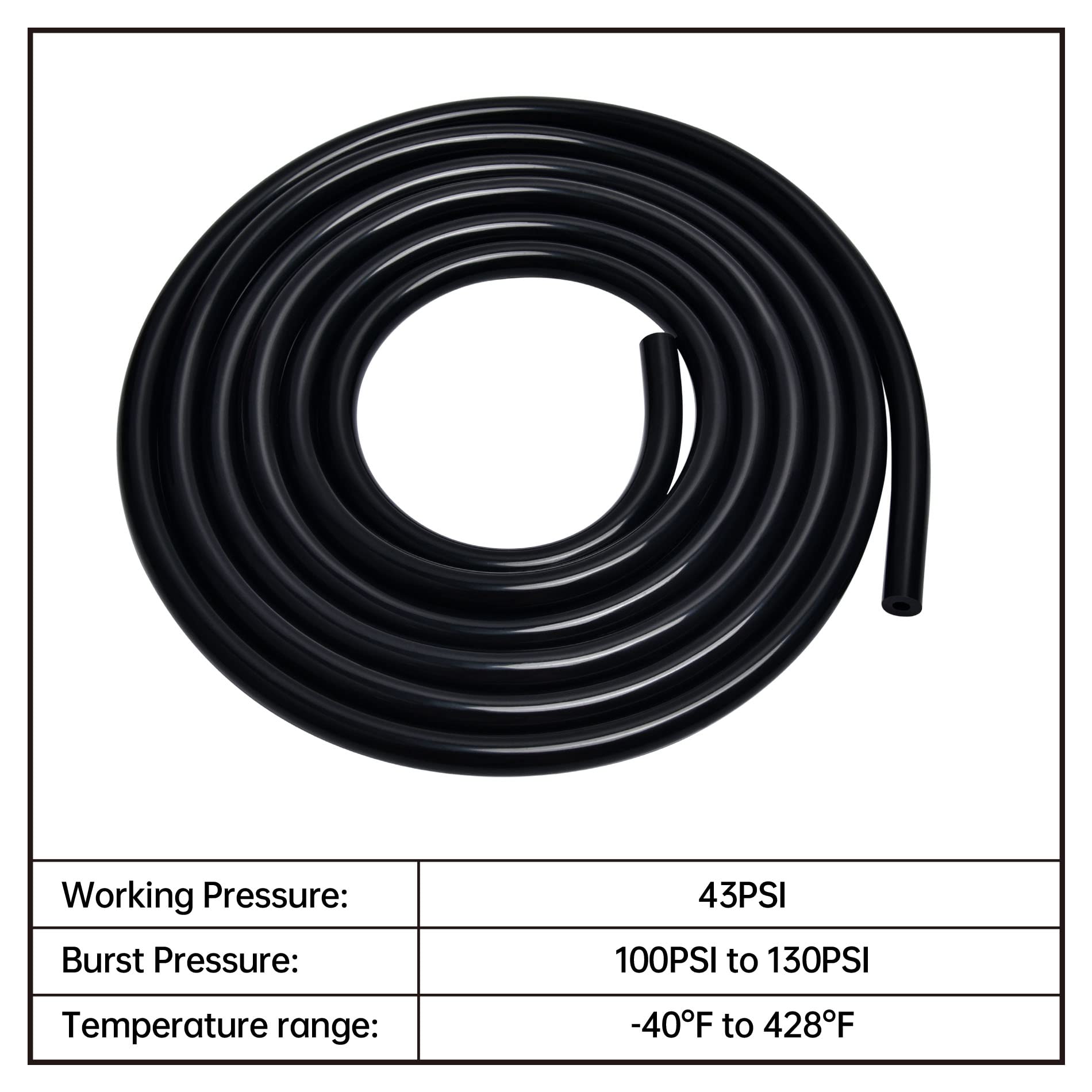 EVIL ENERGY under‑hood installation of vacuum line demonstrating high‑heat durability benefit