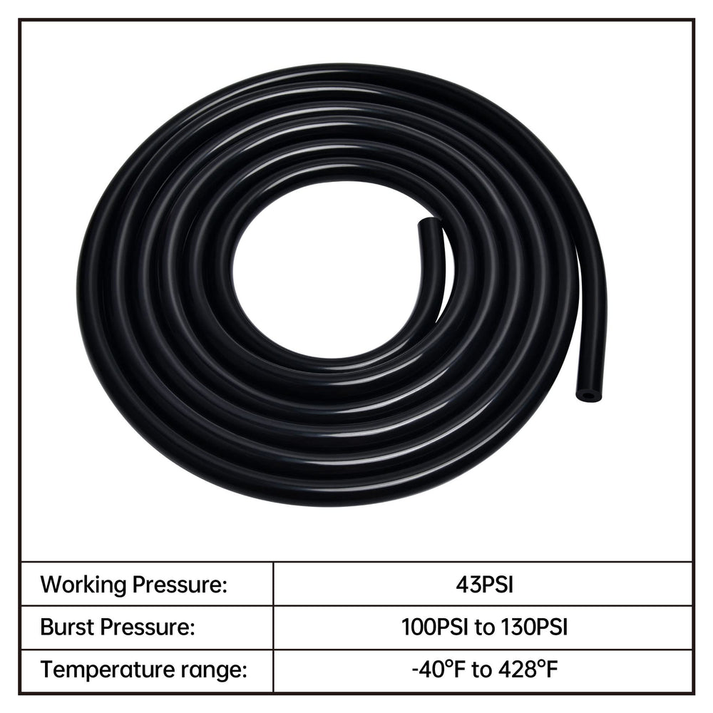 EVIL ENERGY tubing beside ruler to show 10FT length and scale, easy to cut and fit