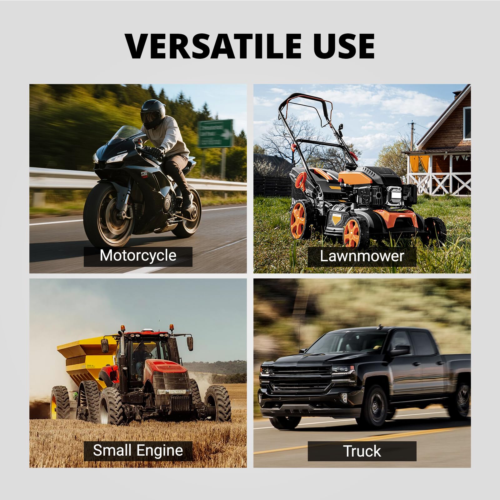 EVIL ENERGY fuel hose installed on tractor showing field-ready durability and compatibility