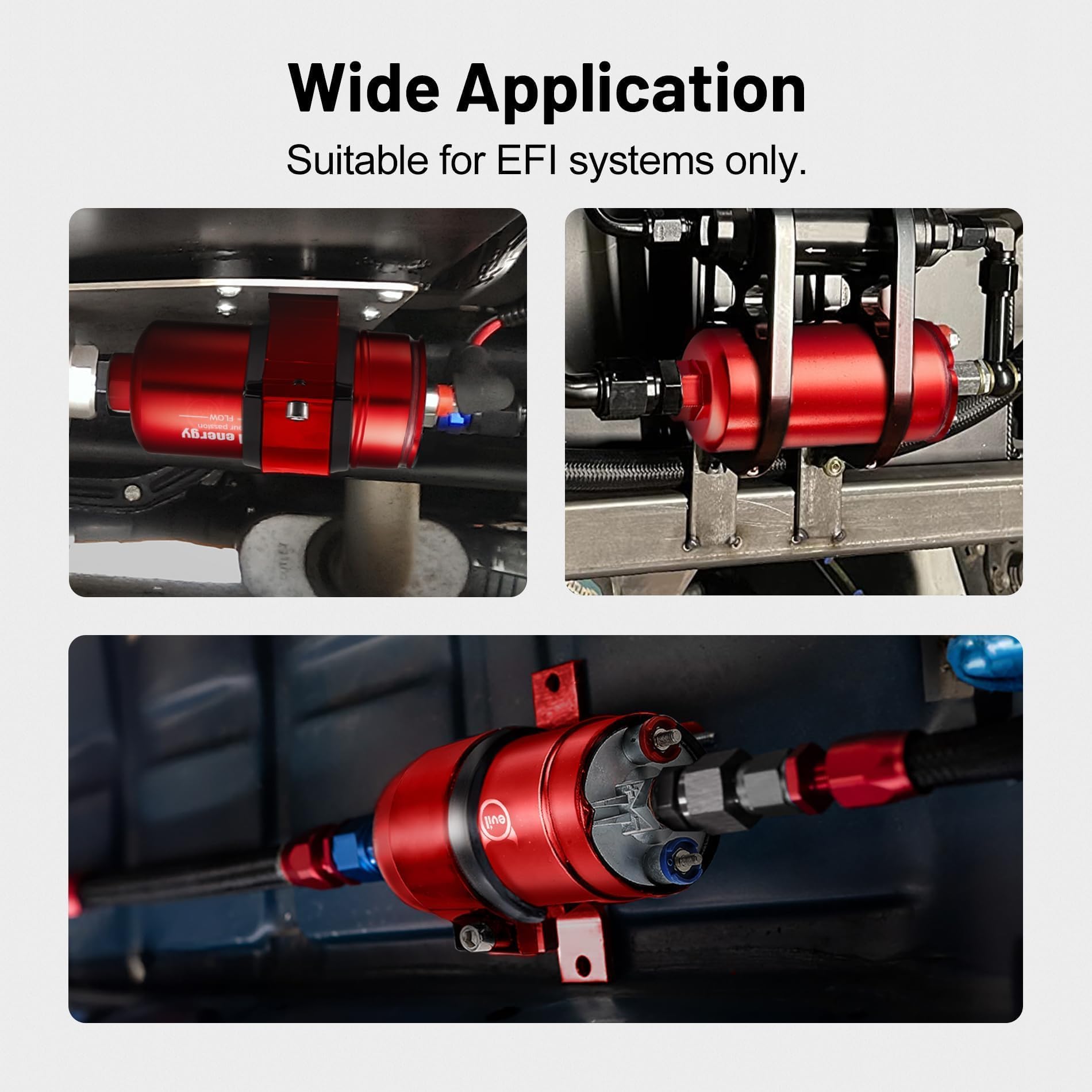 EVIL ENERGY pump in hand for scale, conveys compact size and high flow capacity