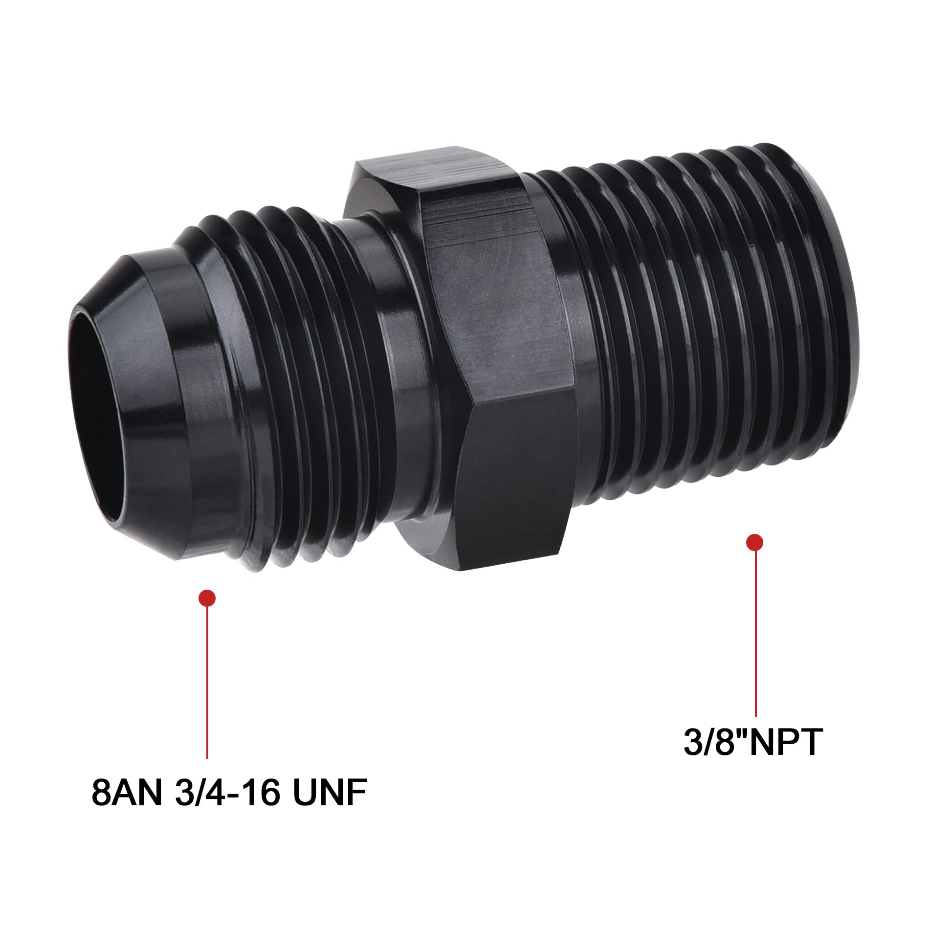 EVIL ENERGY adapter beside ruler showing scale for accurate fitment selection