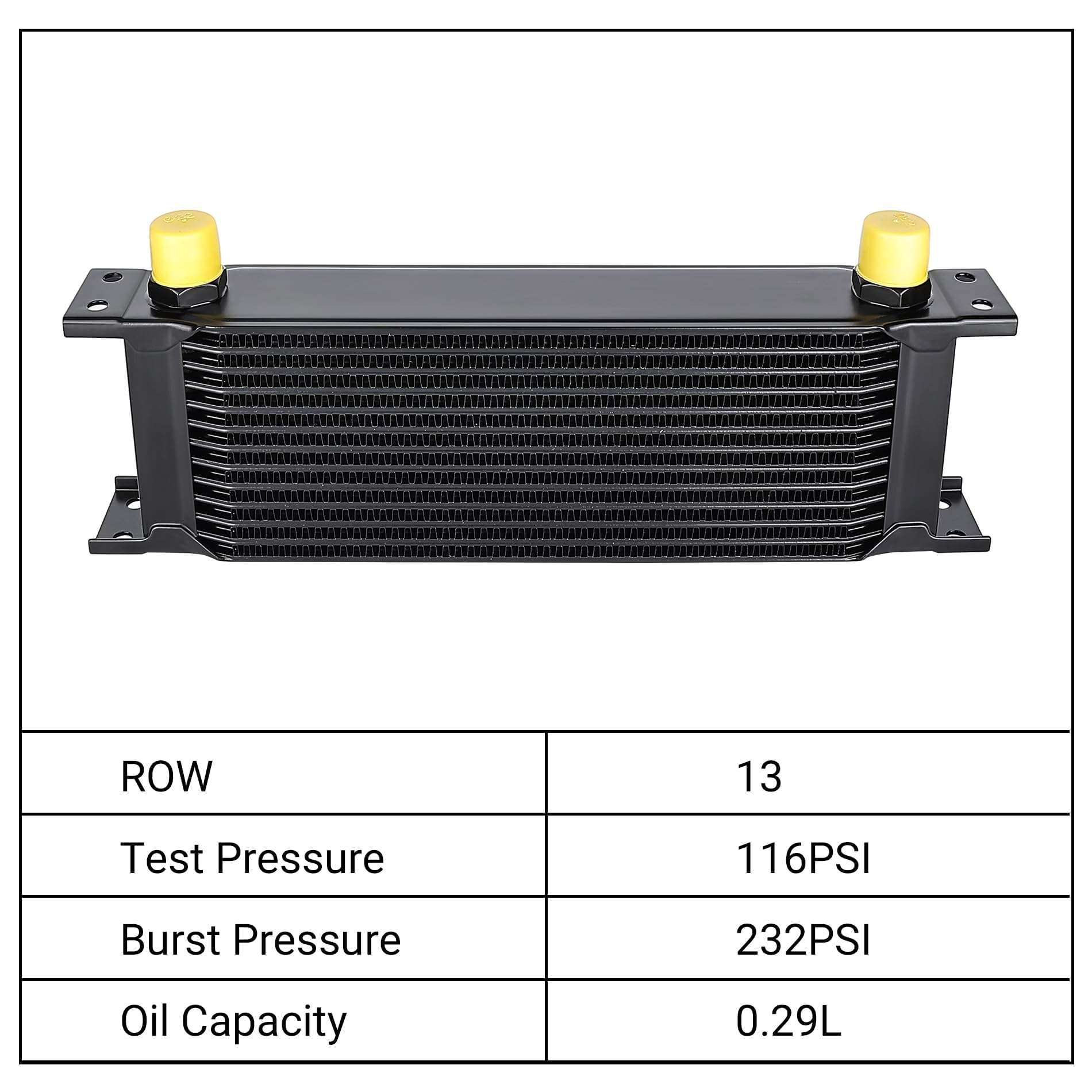 EVIL ENERGY side profile highlighting dimensions for easy fitment verification
